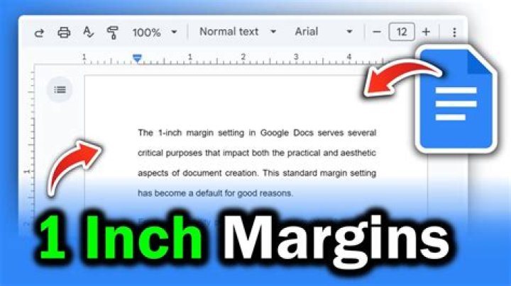 1 Inch Margin Google Docs