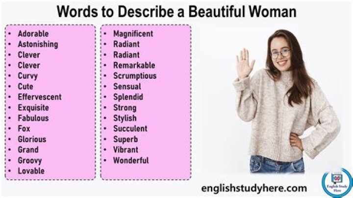 Beautiful Words For A Woman