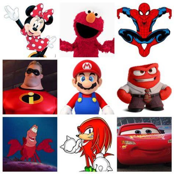 Characters That Are Red