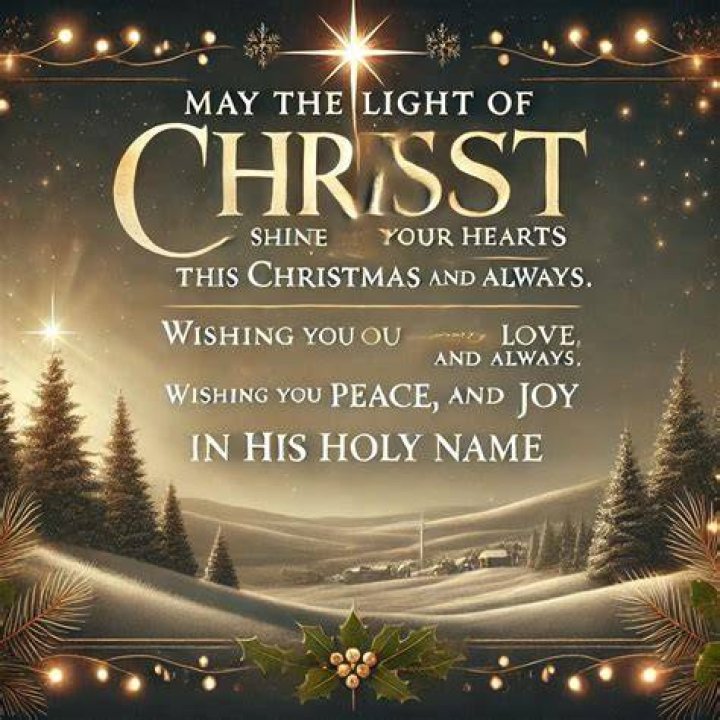Christian Xmas Wishes