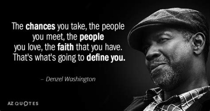Denzel Washington Quote