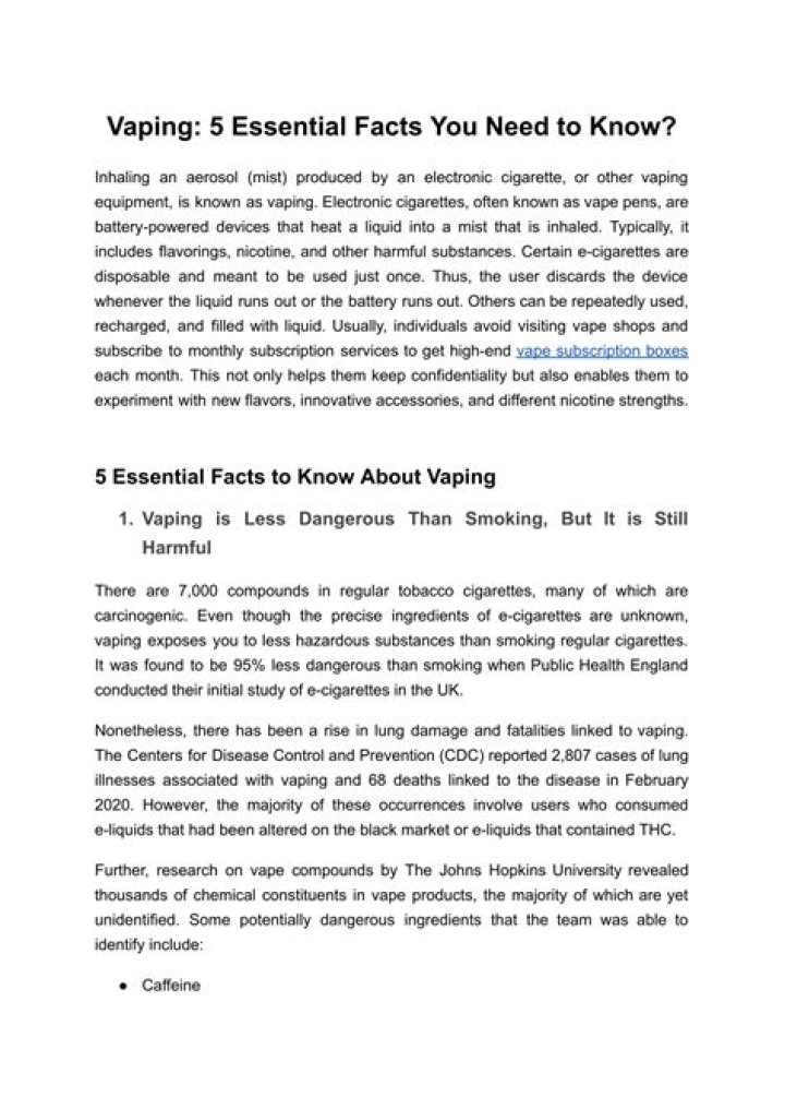 Essential Facts You Need To Know