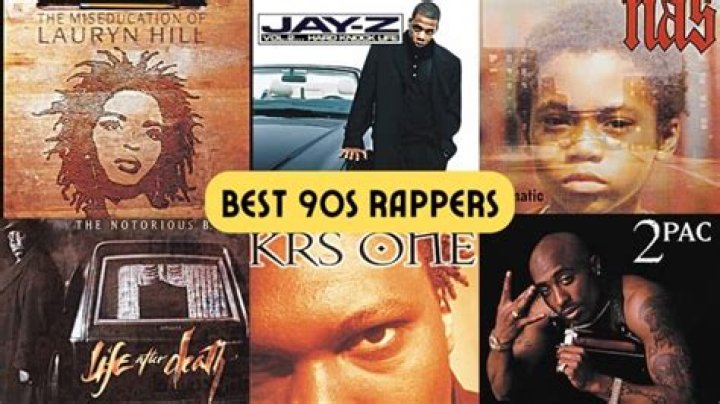 Famous Rappers 90s