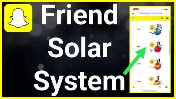 Friend Solar System Snapchat Guide