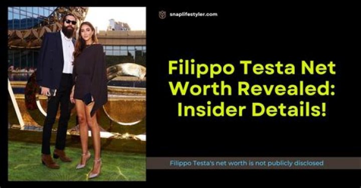 Inside Her Relationship With Filippo Testa
