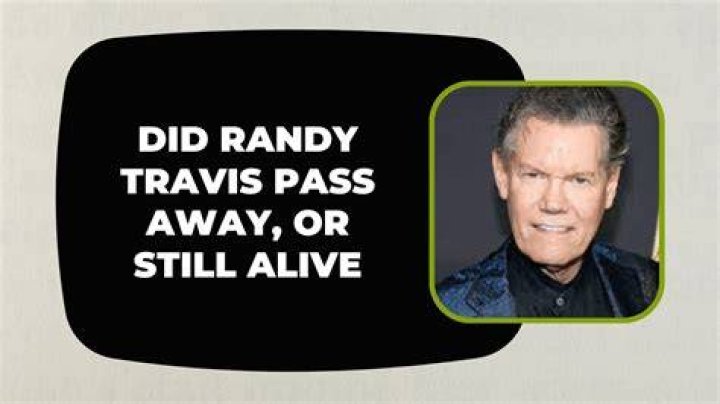 Is Randy Travis Still Alive? The Truth Revealed