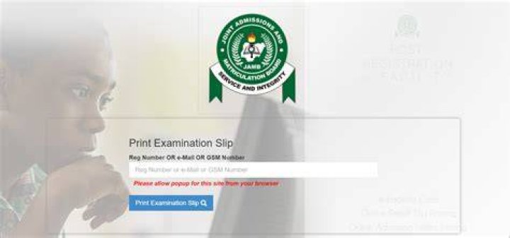 Jamb Reprinting Portal