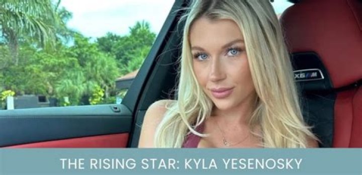 Kyla Yesenosky's Sensational OnlyFans Leaks