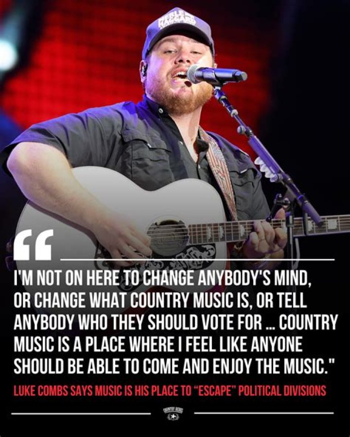 Luke Combs' Political Views And Beliefs