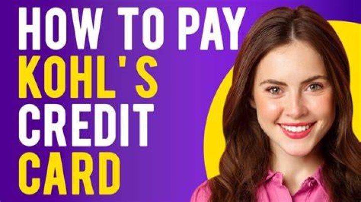 Pay Kohl's Credit Card Bills Effortlessly