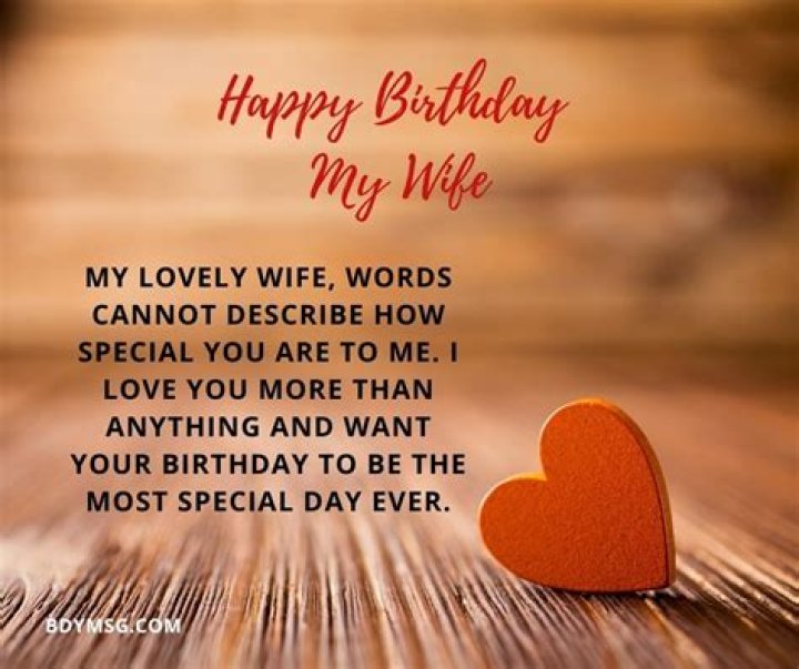 Romantic Birthday Wish For Wife