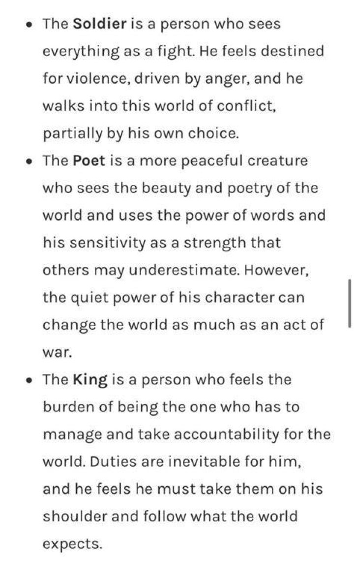 Soldier Poet King Quiz Buzzfeed