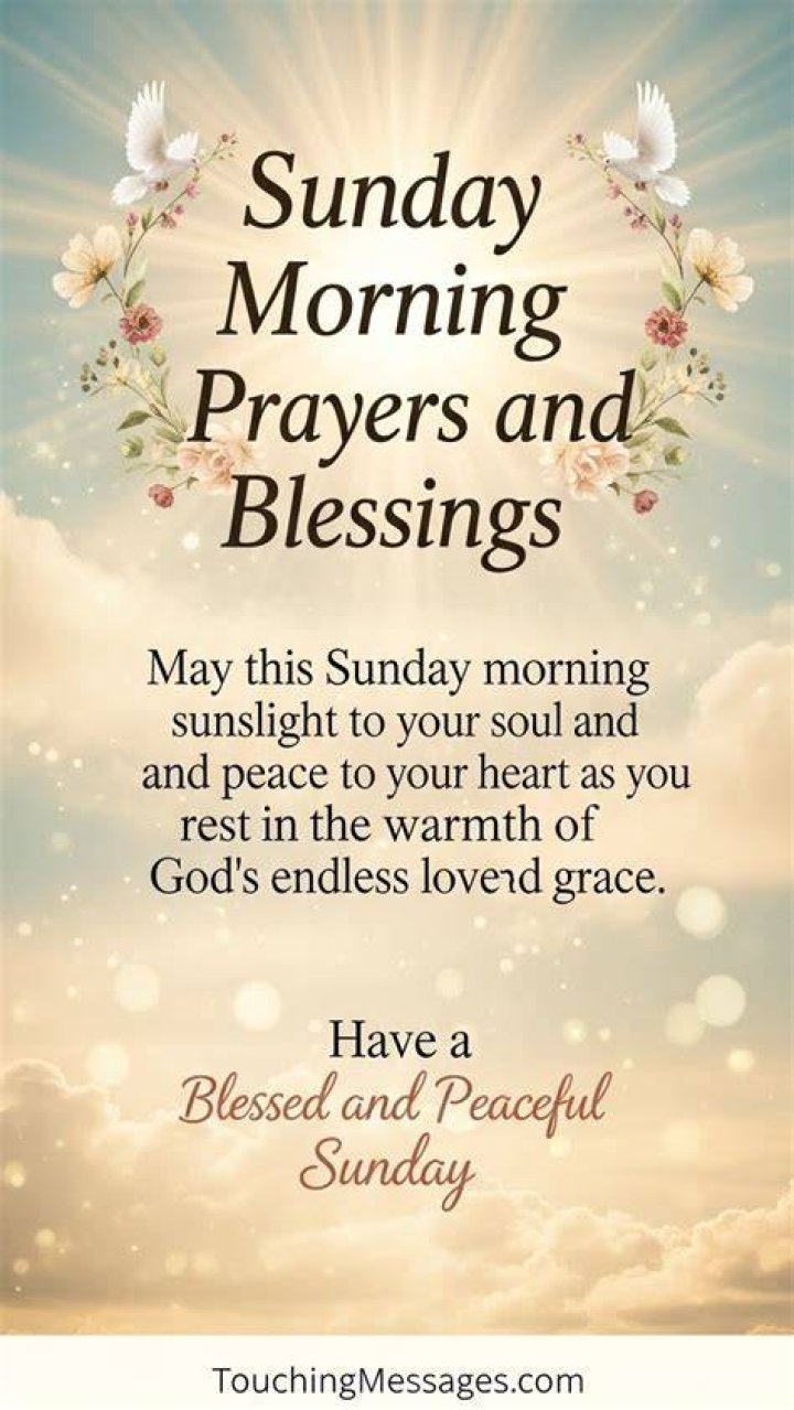 Sunday Morning Prayers For Blessings And Grace