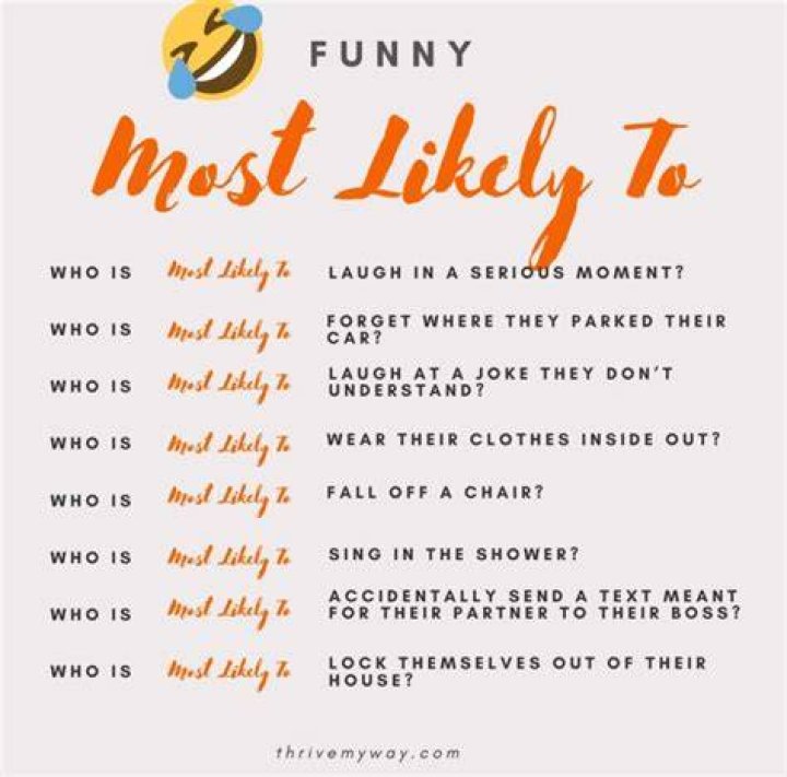 Uncover The Hilarious "Most Likely To" Questions For Grown-Ups