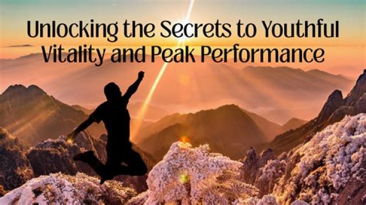 Unlocking The Secrets Of Youthful Vitality