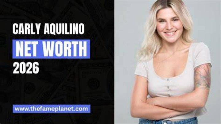 Unveiling Carly Aquilino's Net Worth: Secrets And Surprises Revealed