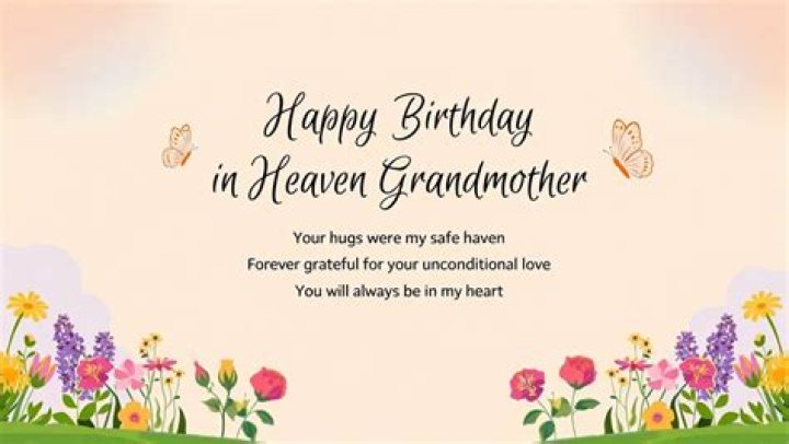 Unveiling The Profound Meaning Of "Happy Birthday Grandmother In Heaven"