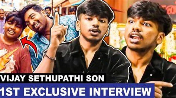 Vijay Sethupathi's Son Opens Up: An Exclusive Interview