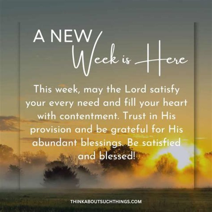 Weekly Blessings For Hope And Joy
