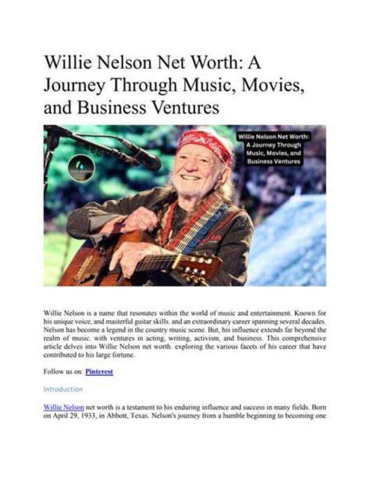 Willie Nelson Net Worth - Estimated Fortune Revealed